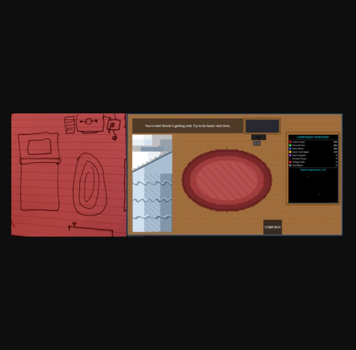 Hand sketch to pixel art workflow