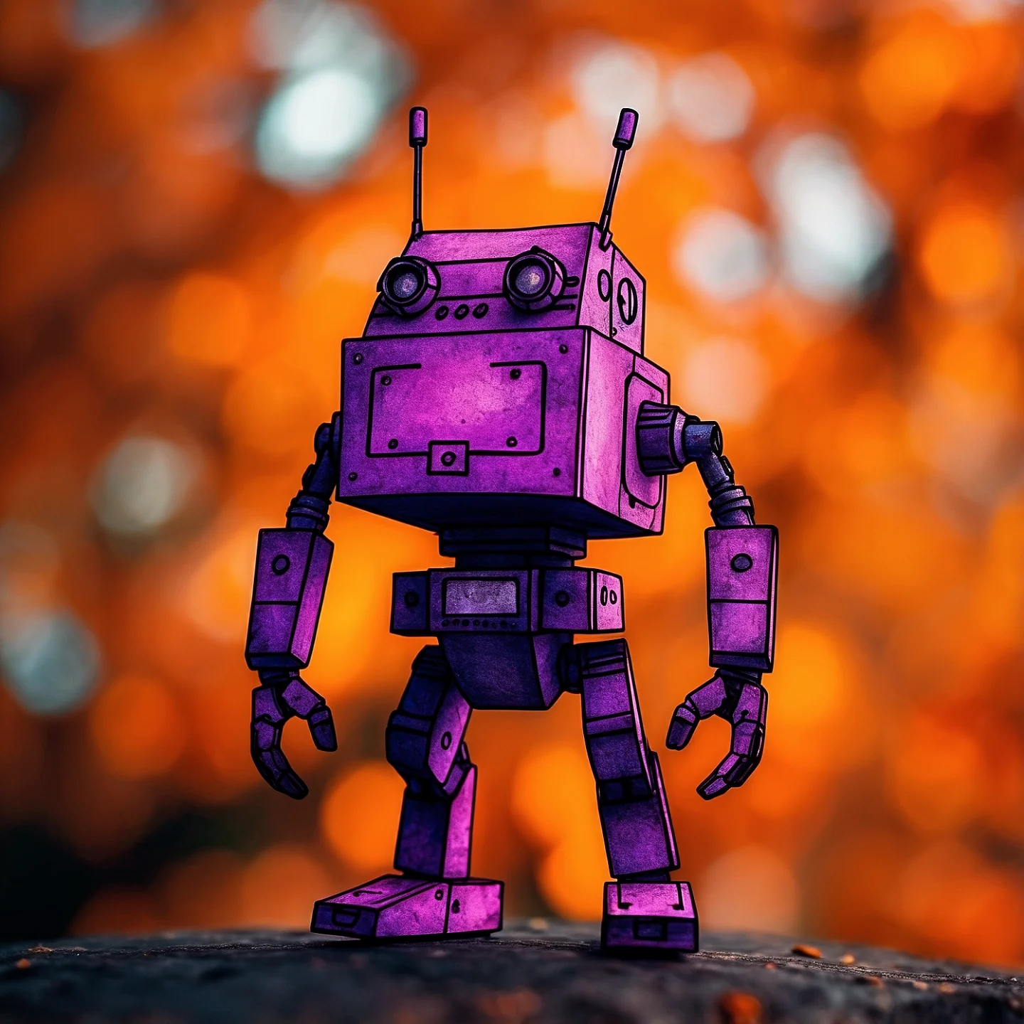 Analog sci-fi dystopia